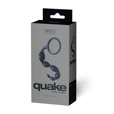 QUAKE Non-Vibrating Silicone Anal Chain Beads by VeDO - Hamilton Park Electronics