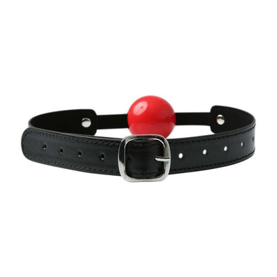 Sex and Mischief Solid Red Ball Gag by Sportsheets - Hamilton Park Electronics