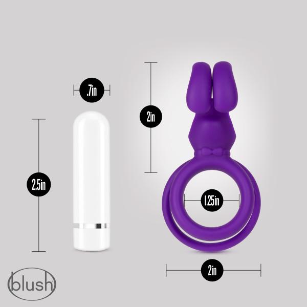 Blush Noje C3 Cock Ring with Rechargeable Vibrating Bullet - Hamilton Park Electronics