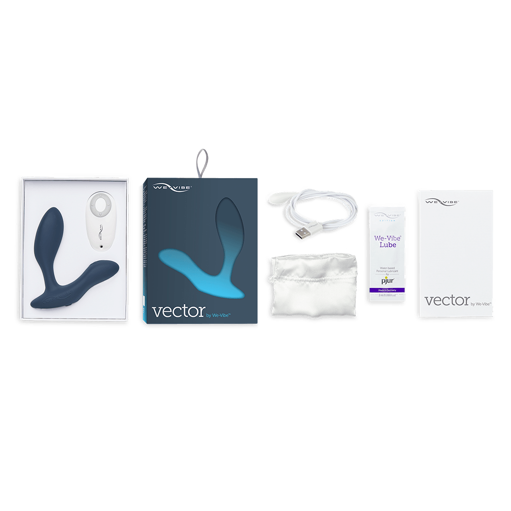 We-Vibe Vector Powerful Vibrating Prostate Massager with Remote & App –  Hamilton Park Electronics